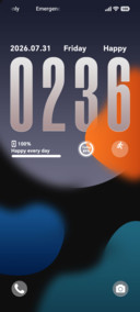 Orange Blue Dusk