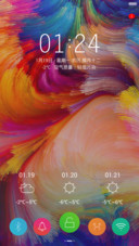 素彩MI【返现+多锁屏+音乐时钟首发+百搭图标+随机壁纸】