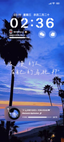 Ins浪漫海边椰影