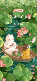 采莲荷叶间