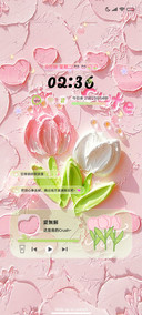 治愈油画郁金香