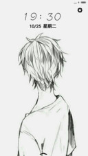 一个人走