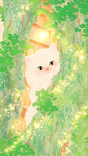 可爱的精灵猫咪-锐景创意