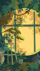 A room full of plants