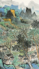 青绿重彩写江山