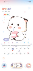 Mood calendar