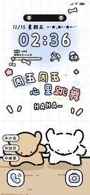 线条小狗一周心情