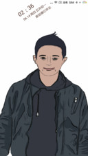 手绘男