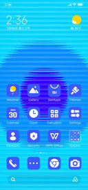 Flat Blue