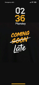 Coming Late