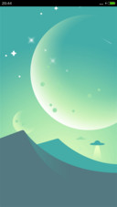 夜色（3D流星动态）初始密码5299