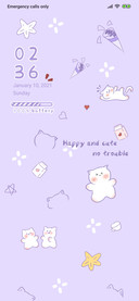 Tiled Purple Cute