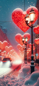 华尔街大雪夜