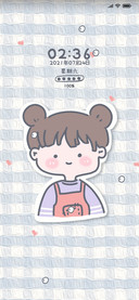 蓝格可爱女孩
