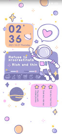 Color astronaut