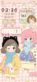 双模式治愈风少女