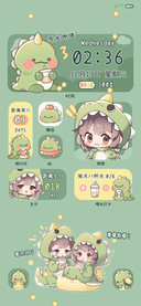 软萌元气小恐龙