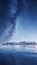 Polar starry sky