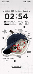 撕纸风 韩系小猫