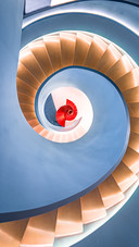 This spiral staircase is so beautiful that it makes your