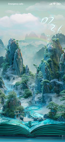 Landscape in Book