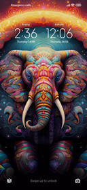 Colorful elephant