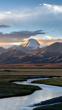 The summit of mount kailash