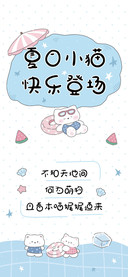 夏日小猫快乐登场