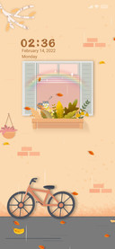 An autumn rain