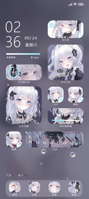 二次元组件元气少女