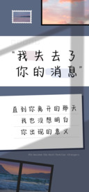 我失去了你的消息