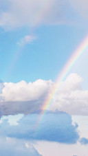 Rainbow bicolor sky