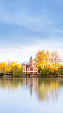 Lake of Puigcerda, Town in Girona