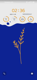 Klein blue current