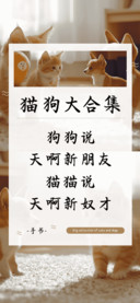 猫狗大合集