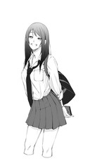 二次元美少女素描