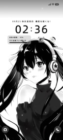 动漫黑白女孩