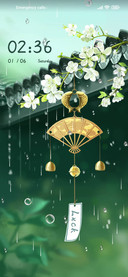 Clear sky rain