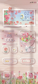 油画多模式浪漫花语