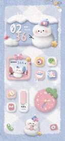 冬日毛绒雪人