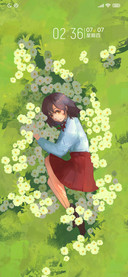 坠入花海