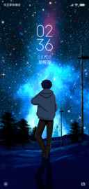 夜空下的少年