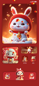 兔然暴富 财源滚滚