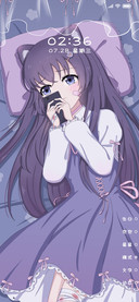 可爱猫咪女孩