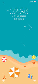 沙滩海浪