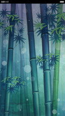 清爽竹林风 护眼 动态蝴蝶解锁