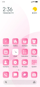 elegant pink