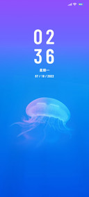 渐变水母