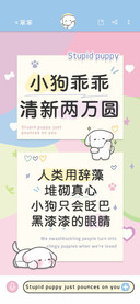 小狗乖乖清新两万圆