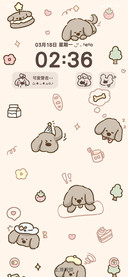 线条长耳狗 换图